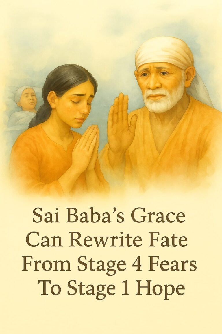 Sai Baba Blessings For Cancer Cure