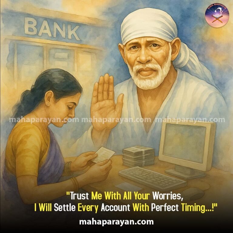 Sai Baba Miracle With Bank Transaction