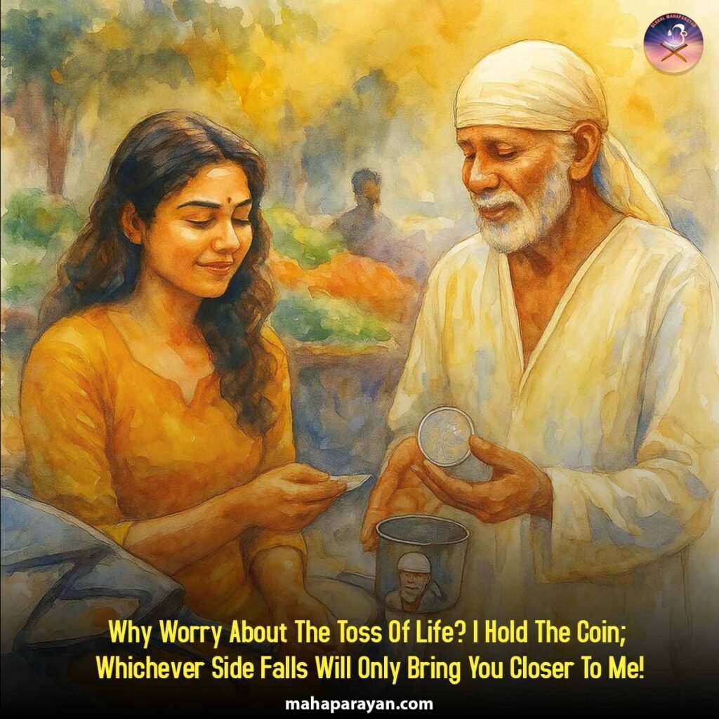 Sai Baba Miracle With Silver Coin