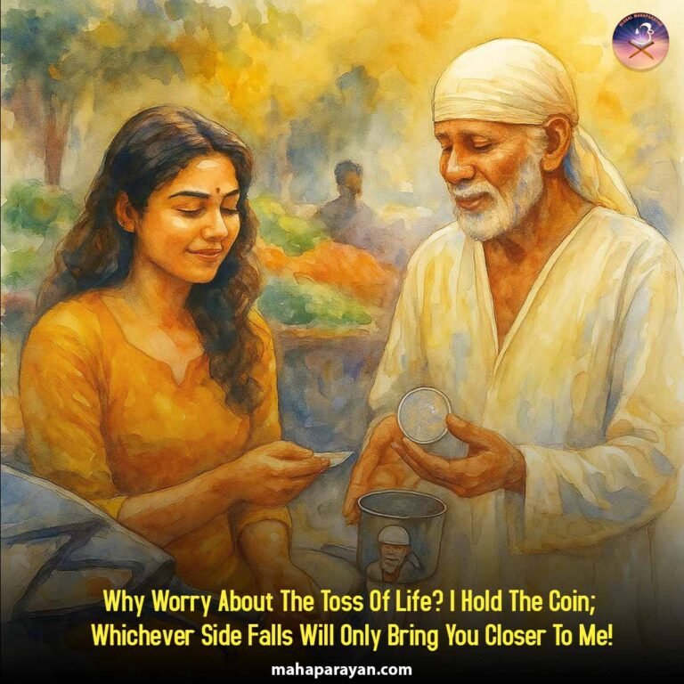 Sai Baba Miracle With Silver Coin