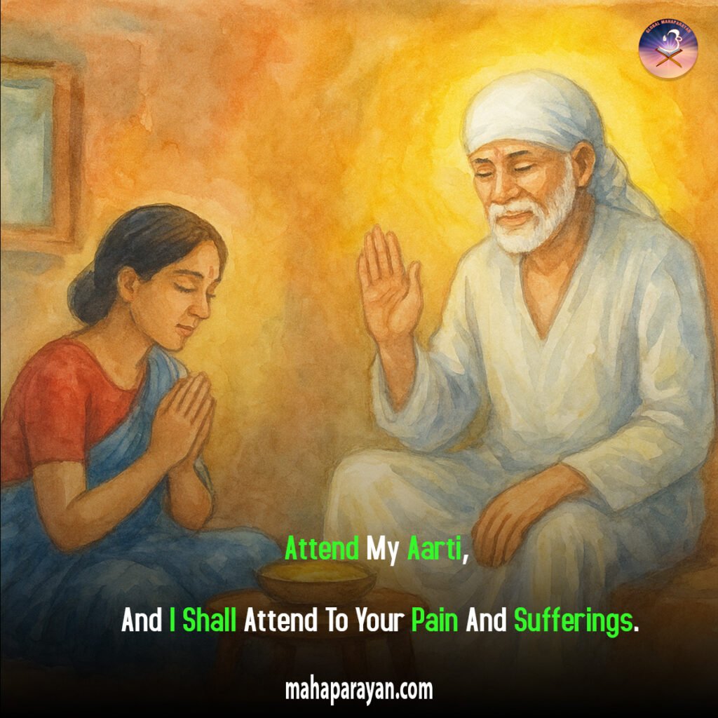 Sai Baba Heals Leg Pain