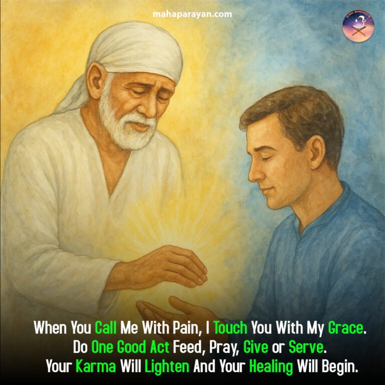 Sai Baba Relieved The Pain  