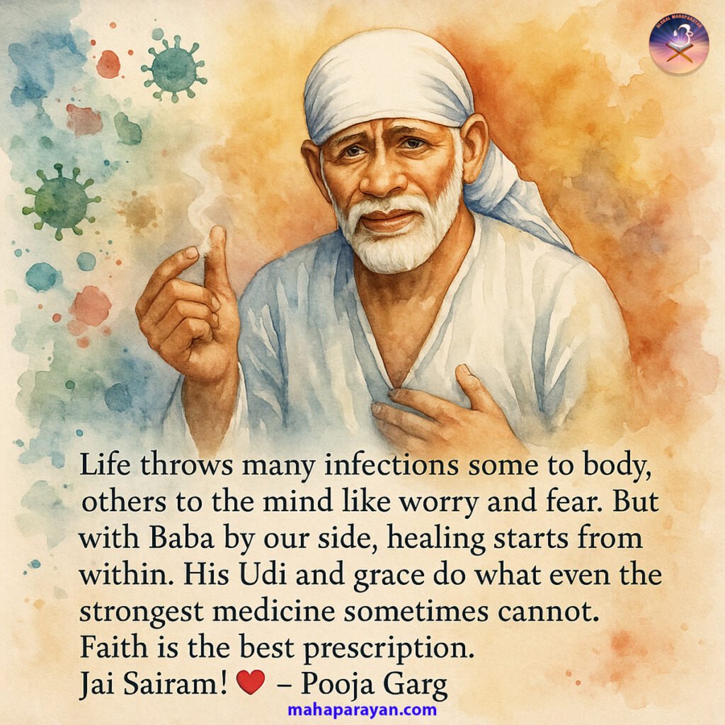 Sai Baba Cured Stomach Infection